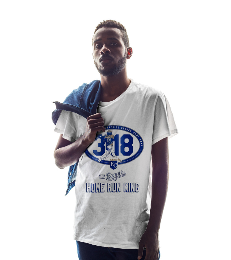 Salvador Perez 318 The Royals Home Run King Franchise Record T-Shirt