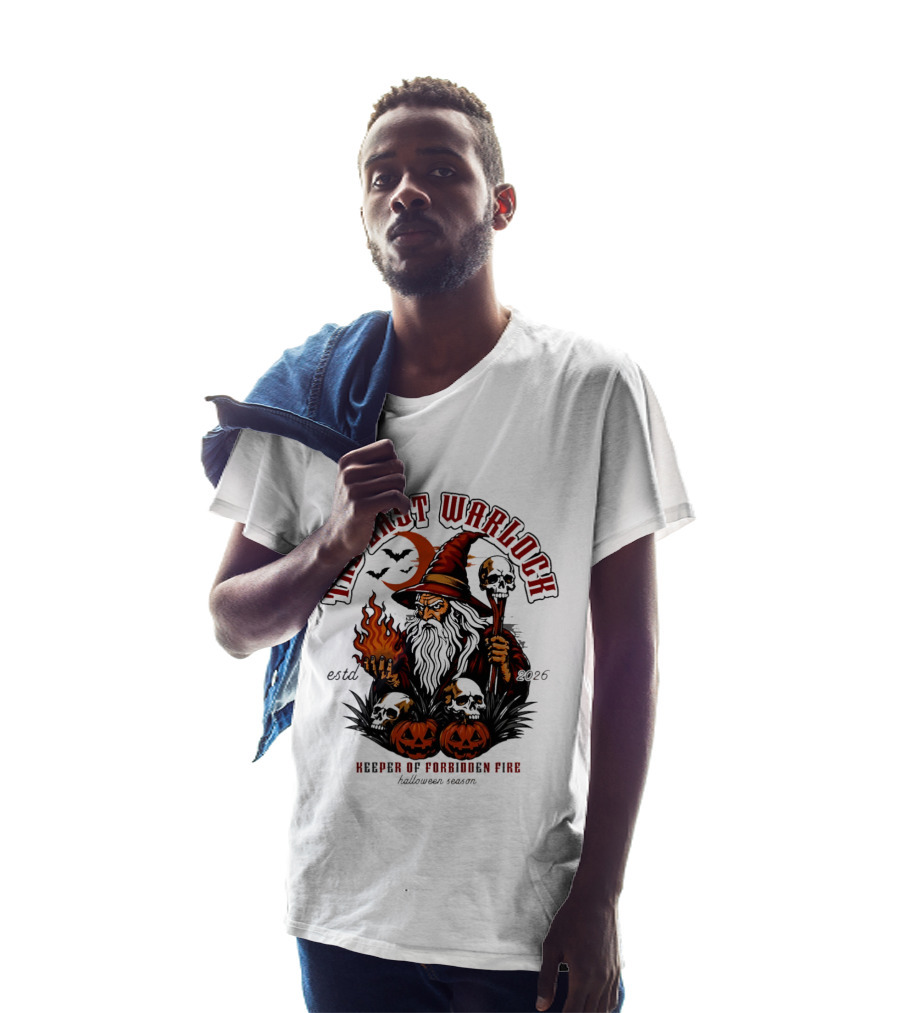 The Last Warlock Keeper Of Forbidden Fire Halloween 2026 T-Shirt