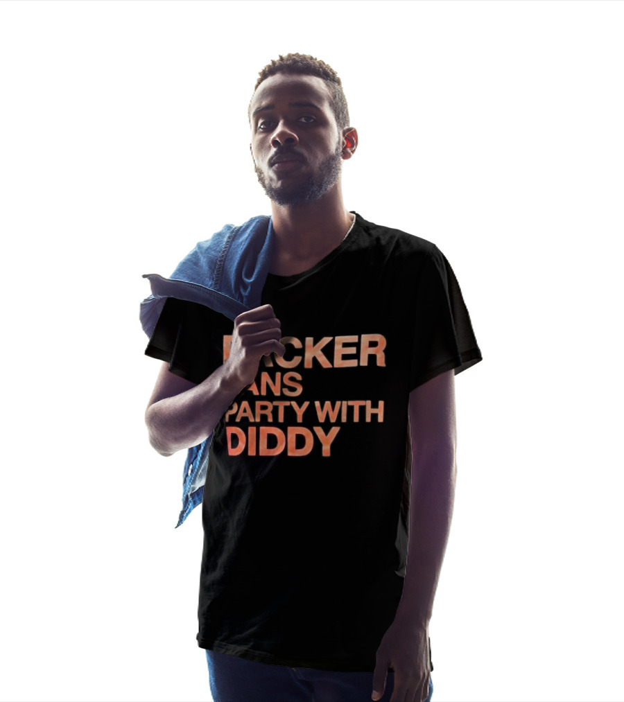 Packer Fans Party With Diddy Orange Clay Lettering T-Shirt