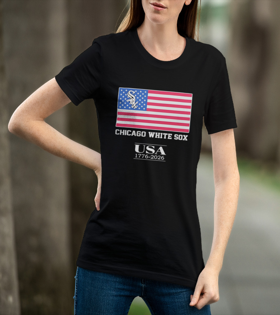 Chicago White Sox USA 1776 2026 Stars And Stripes American Flag T-Shirt