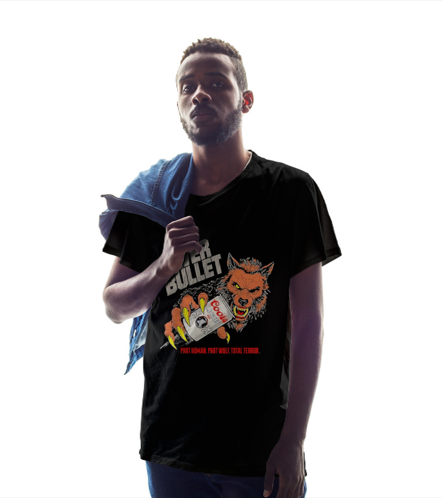 Stephen King's Silver Bullet Coors Part Human Part Wolf Total Terror T-Shirt