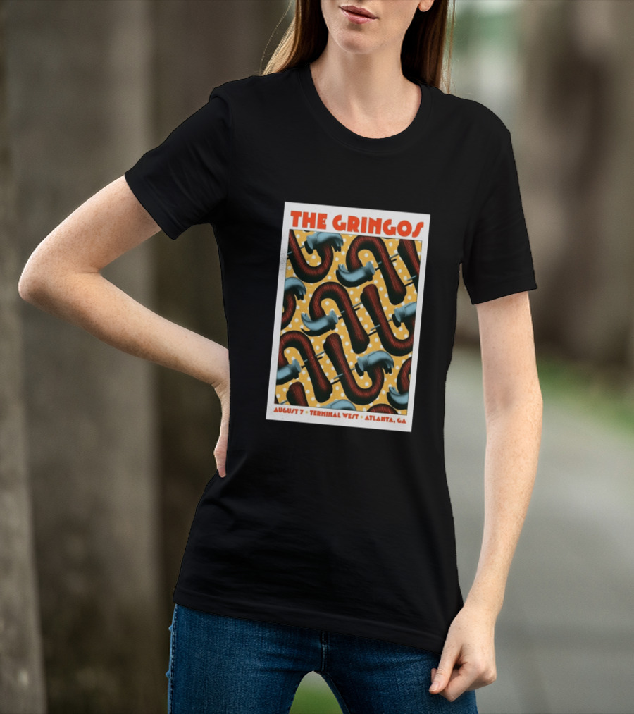 The Gringos August 7 2026 Terminal West Atlanta GA T-Shirt