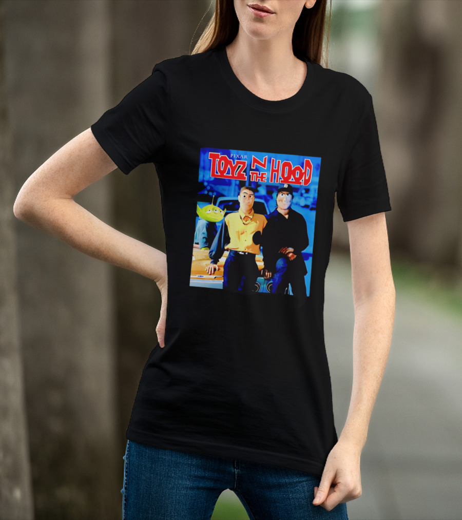 Pixar Toyz N The Hood Parody Toy Story Characters T-Shirt