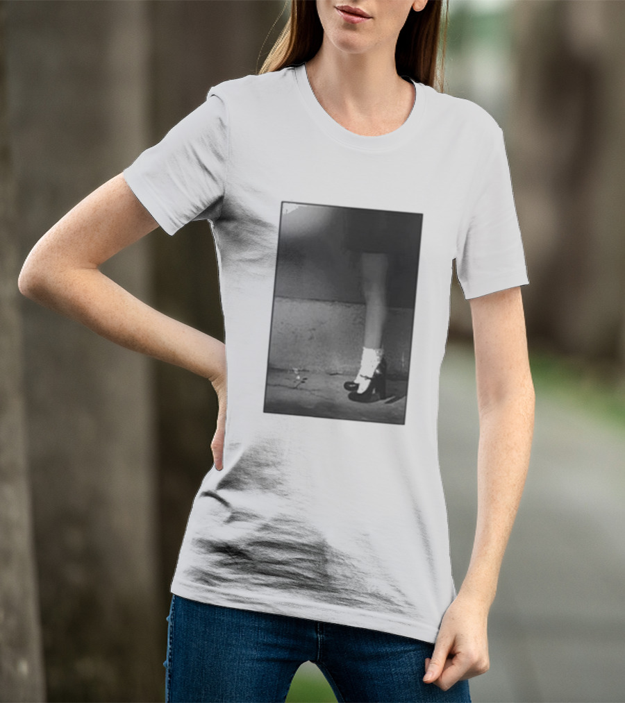 Ariana Grande Petal In The Pavement Vintage Aesthetic Monochrome T-Shirt
