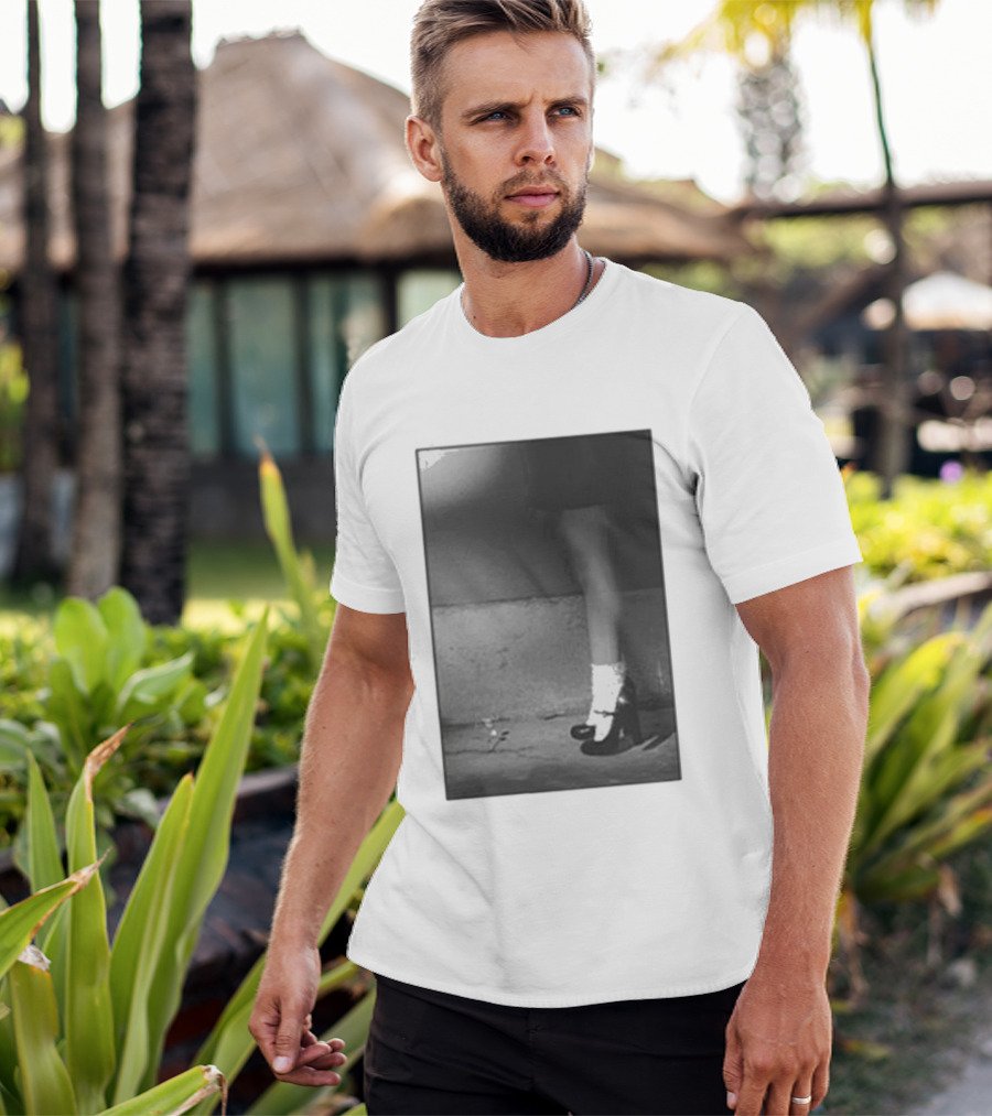 Ariana Grande Petal In The Pavement Vintage Aesthetic Monochrome T-Shirt