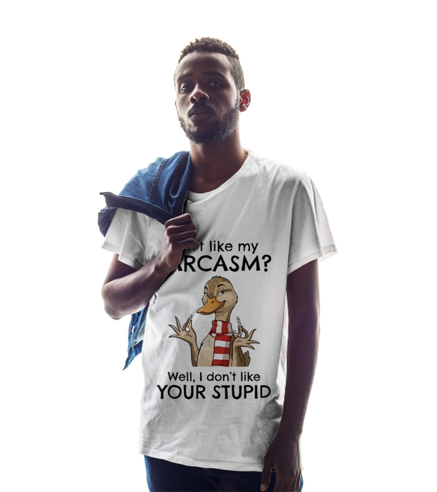 Don't Like My Sarcasm Cartoon Duck Scarf Candy Canes T-Shirt