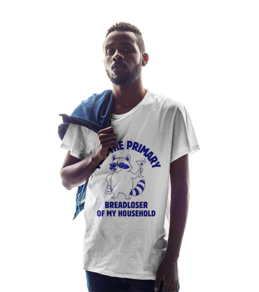 I Am The Primary Breadloser Of My Household Raccoon Sunglasses Martini Handbag T-Shirt