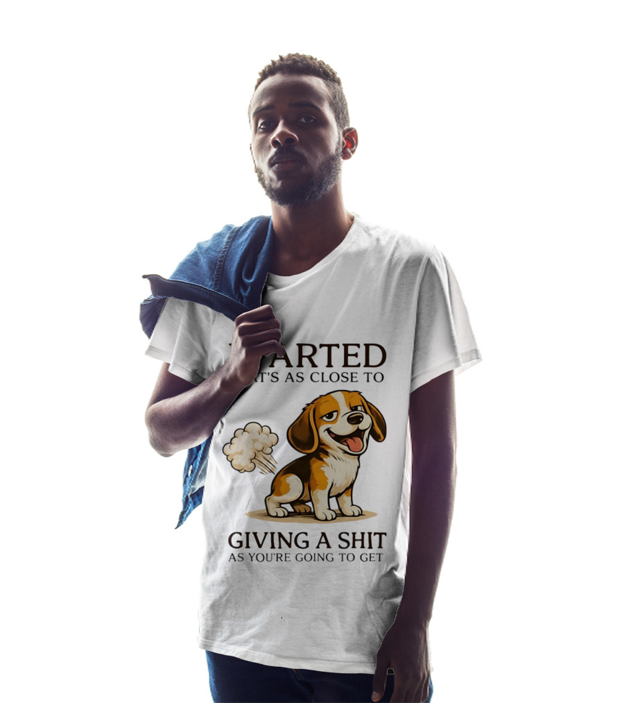 I Farted That's As Close To Giving A Shit Dog T-Shirt