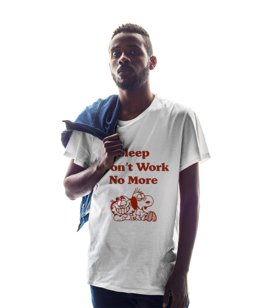 Sleep Won't Work No More Cartoon Characters Tired Together T-Shirt