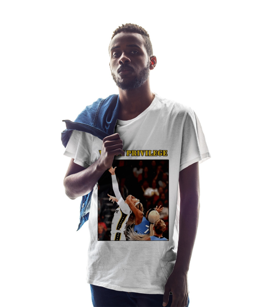 WHITE PRIVILEGE Sophie Cunningham DiJonai Carrington Basketball Confrontation T-Shirt