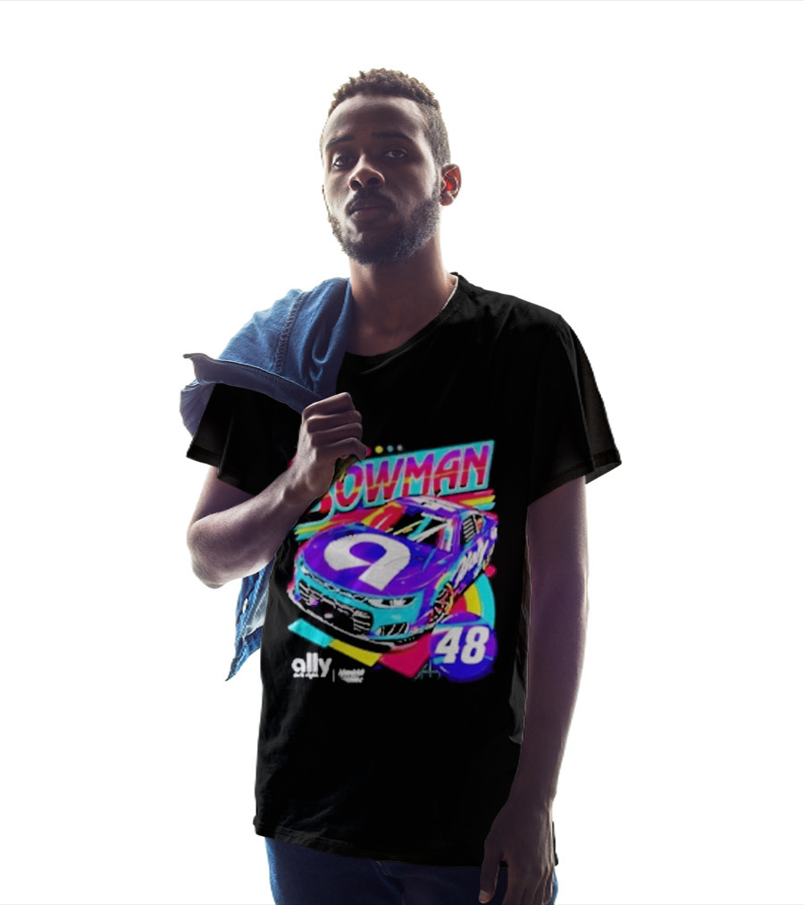 Alex Bowman 48 Ally Hendrick Motorsports Racing Car T-Shirt