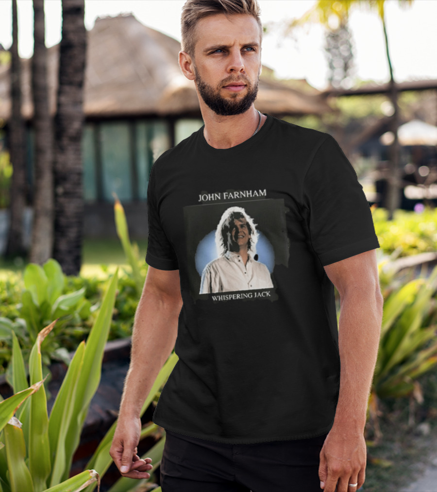 John Farnham Whispering Jack Photo Vintage Album Cover T-Shirt