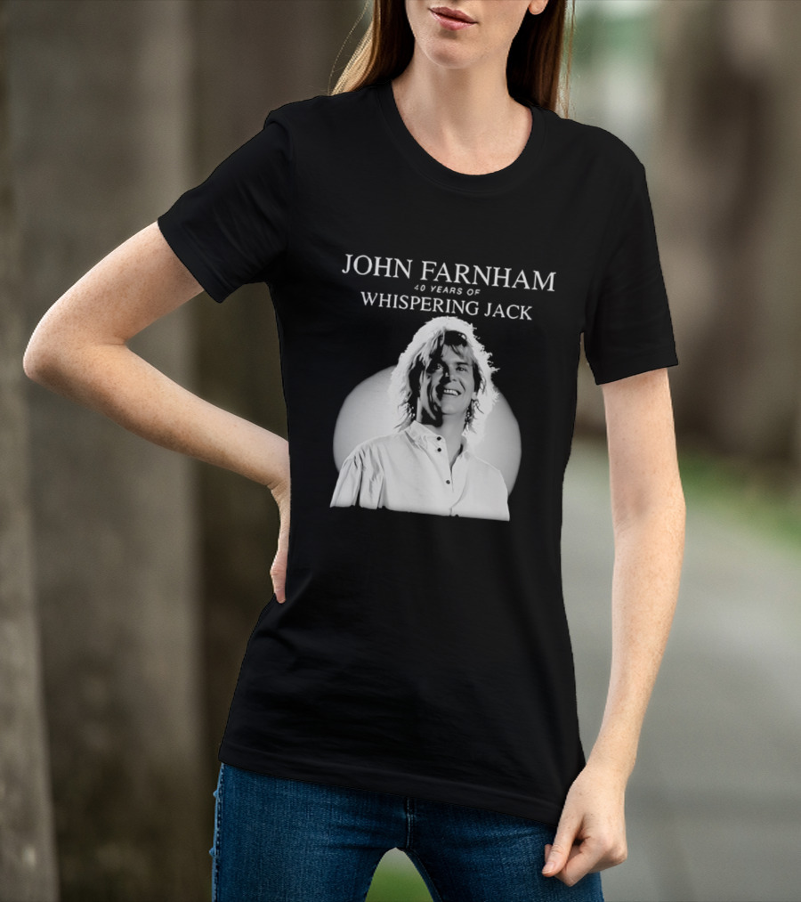 40 Years Of John Farnham Whispering Jack T-Shirt