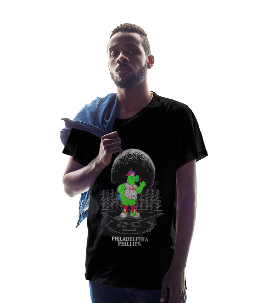 Philadelphia Phillies Field Of Dreams Phanatic Baseball Cornfield Moon T-Shirt