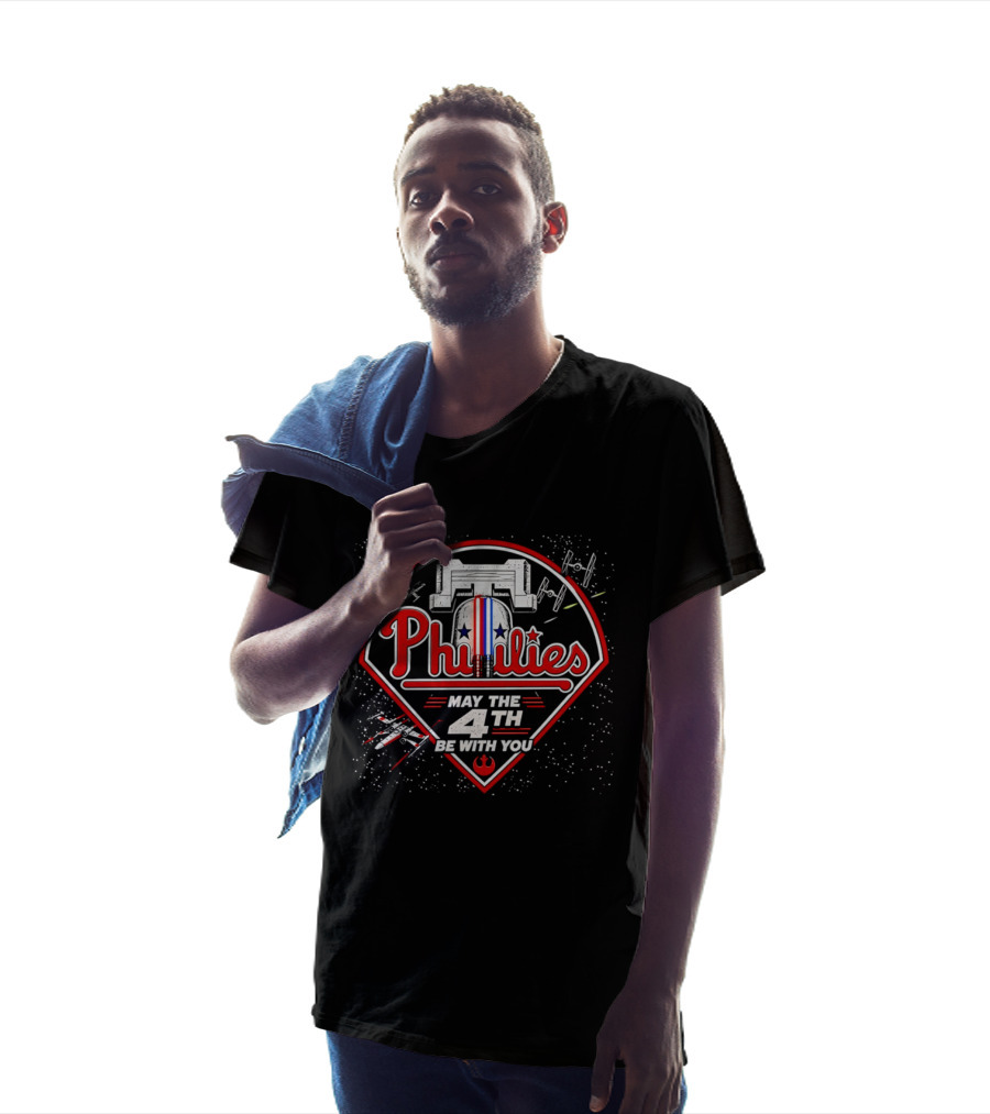 Phillies May The 4th Be With You MLB Star Wars Celebration T-Shirt
