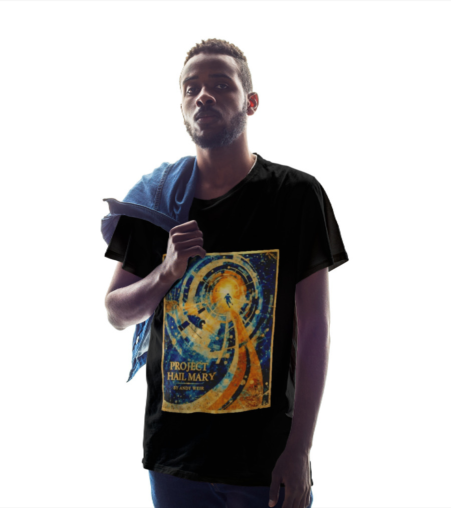 Project Hail Mary By Andy Weir Space Adventure T-Shirt