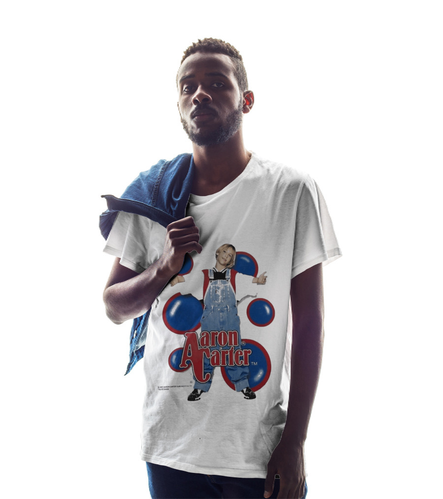 Aaron Carter 90s Overalls Style Pop Music Nostalgia T-Shirt