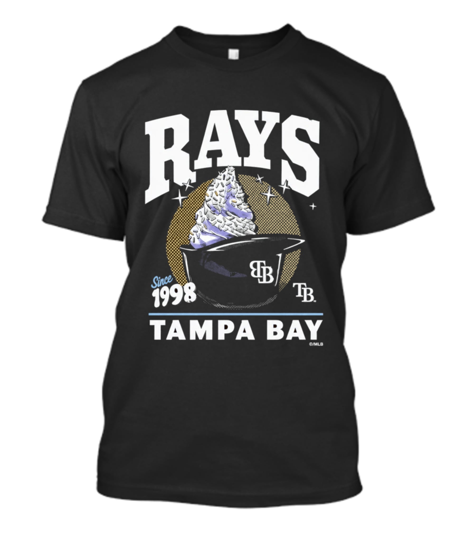 Rays Tampa Bay Since 1998 Ice Cream 2026 TB Cup T-Shirt