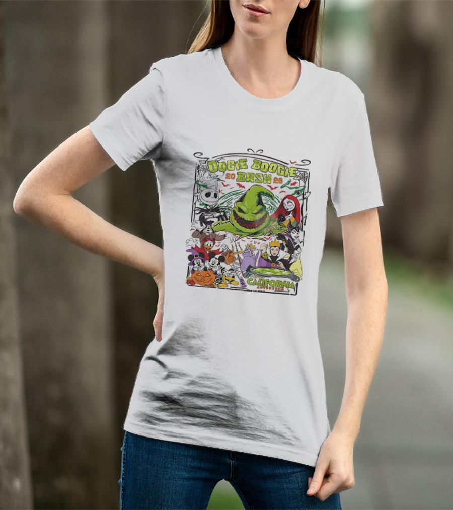 Oogie Boogie Bash 2026 Disney California Adventure Halloween Characters T-Shirt
