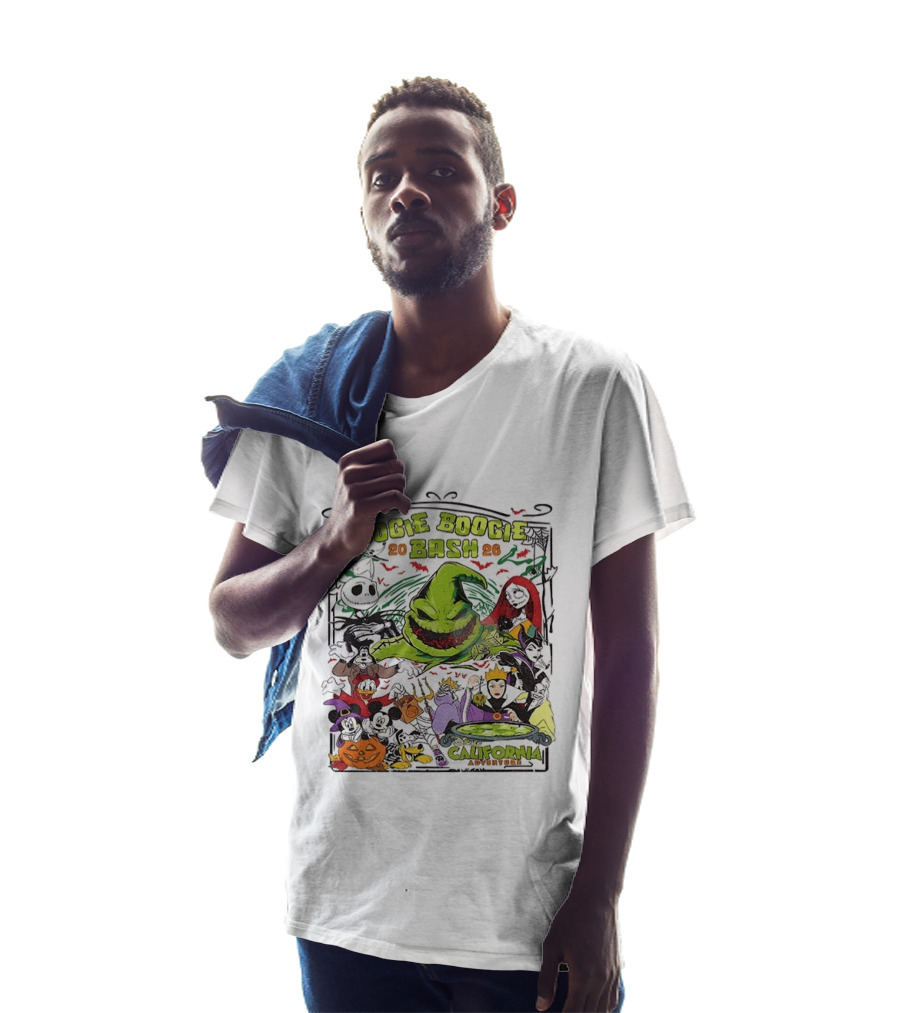 Oogie Boogie Bash 2026 Disney California Adventure Halloween Characters T-Shirt