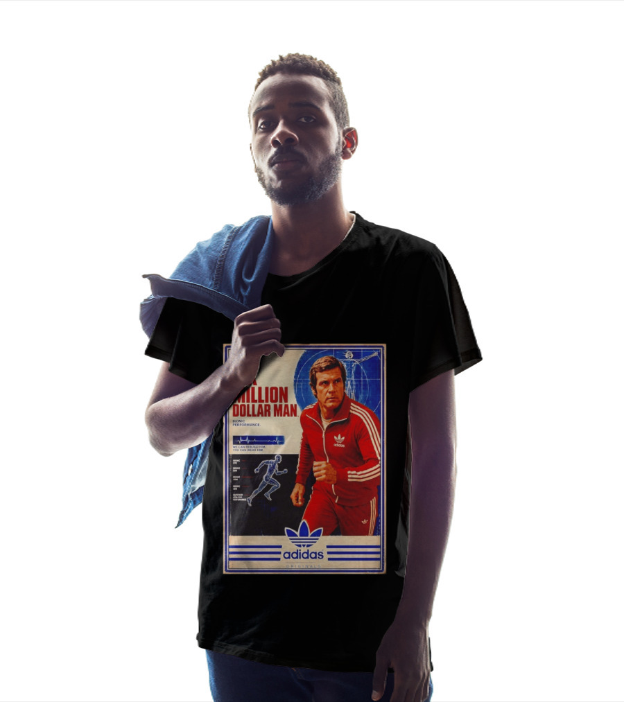 The Six Million Dollar Man Adidas Bionic Performance Originals T-Shirt