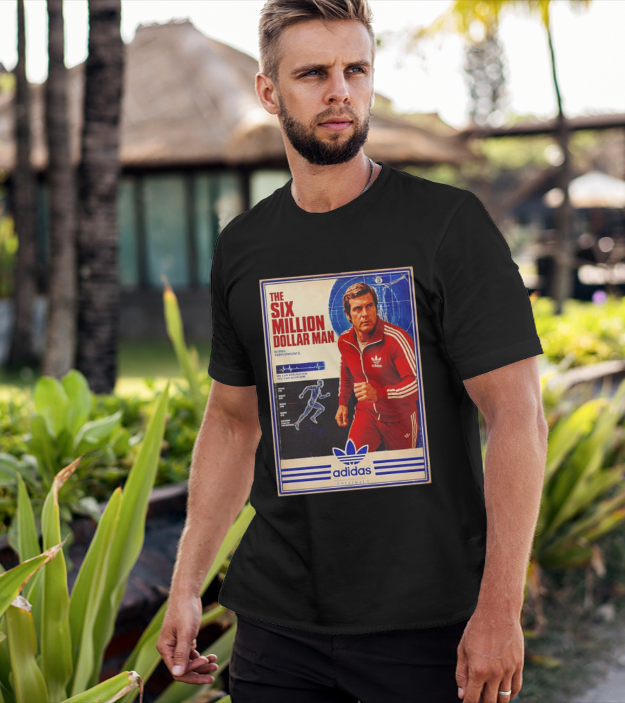 The Six Million Dollar Man Adidas Bionic Performance Originals T-Shirt