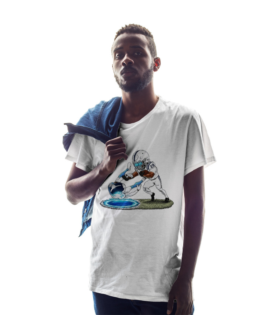 Jonathan Taylor Indianapolis Colts 28 Football Caricature T-Shirt