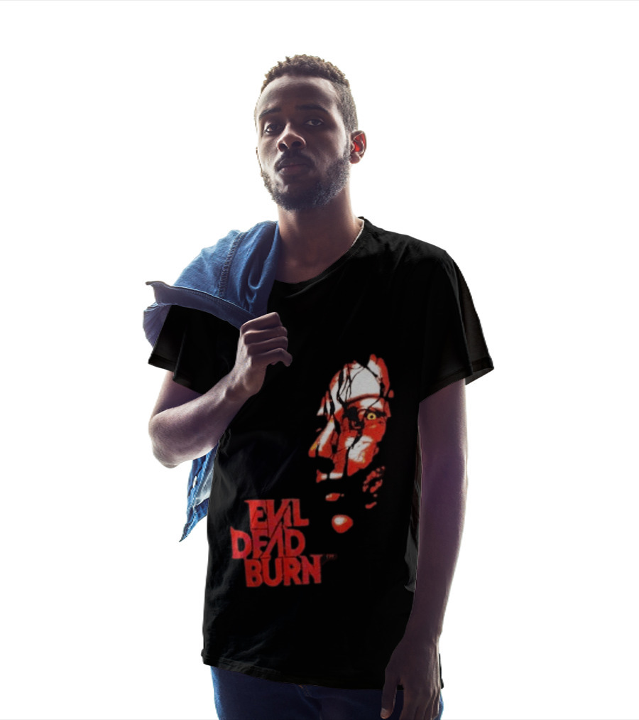 Halloween Horror Nights 2026 Evil Dead Burn Face Red T-Shirt