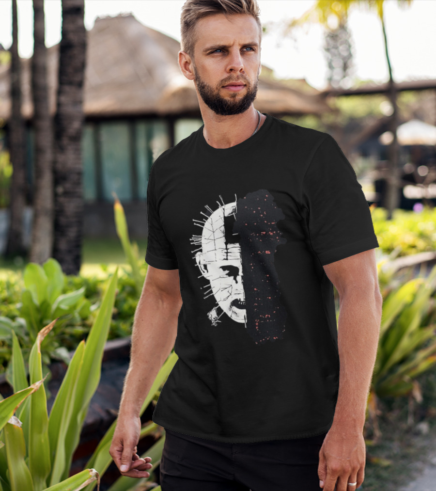 Halloween Horror Nights 2026 Hellraiser Pinhead Split T-Shirt