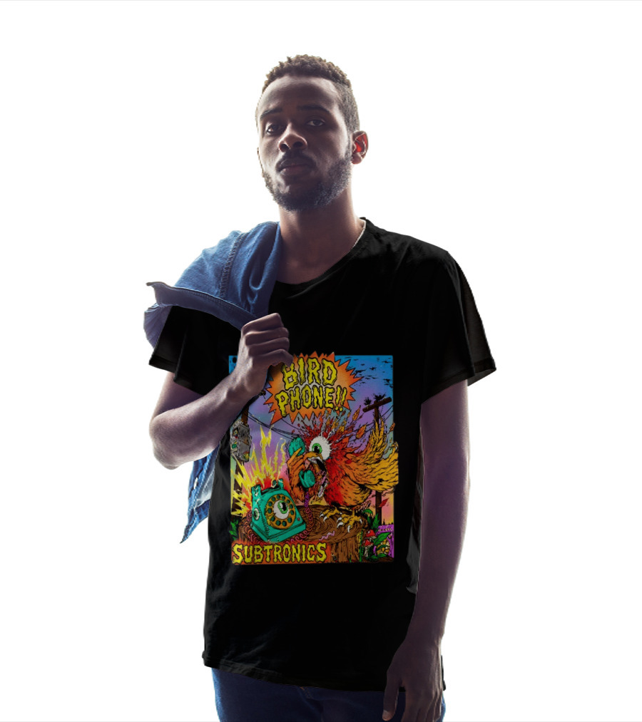SUBTRONICS Bird Phone 2026 Friday Explosion T-Shirt