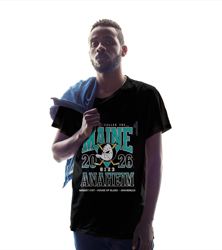 A Band Called The Maine 2026 Anaheim House Of Blues August 21 Event T-Shirt