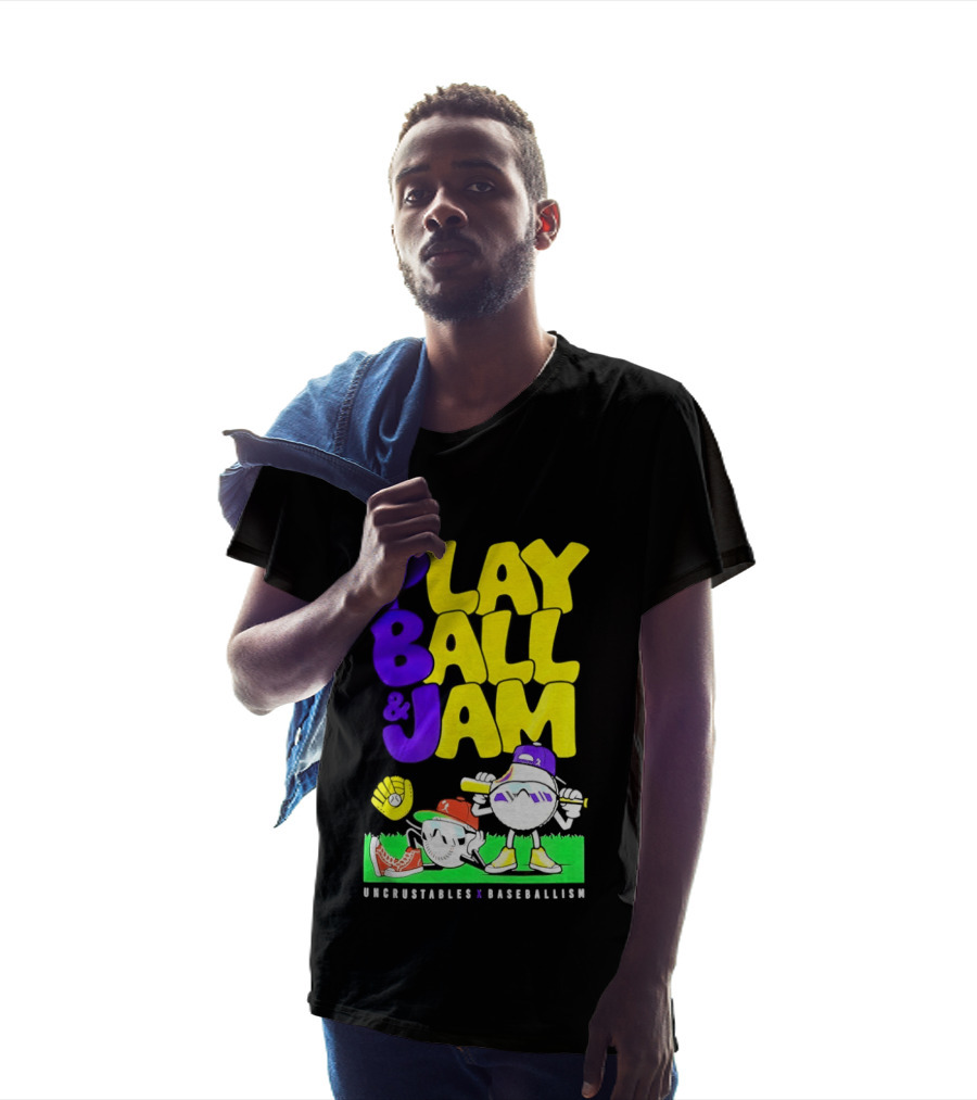 Play Ball Jam Uncrustables Baseball Fun T-Shirt