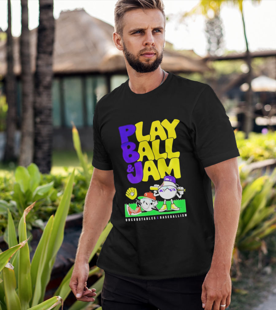 Play Ball Jam Uncrustables Baseball Fun T-Shirt