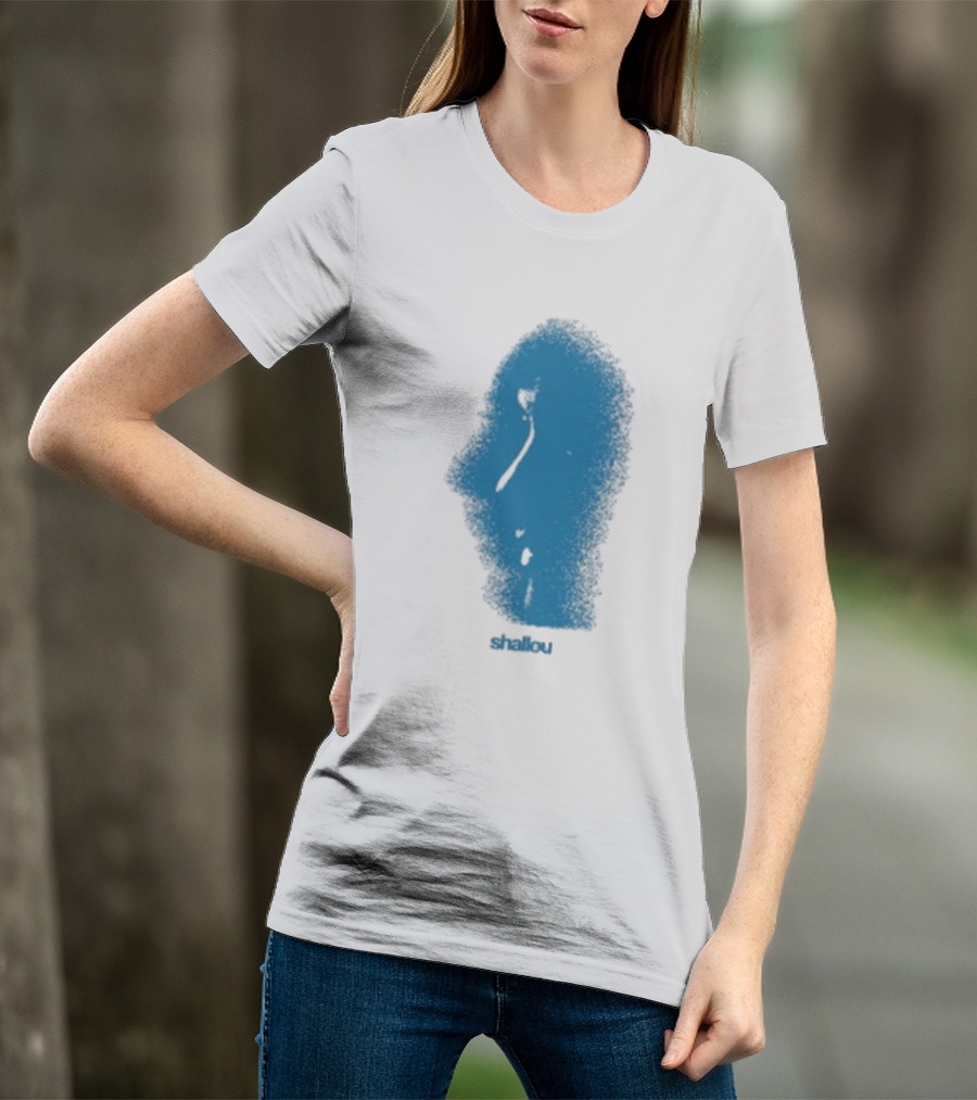 Ambient Inks Shallou Silhouette Blue Profile T-Shirt