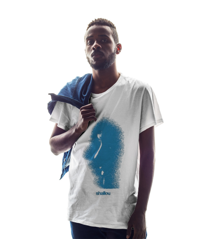 Ambient Inks Shallou Silhouette Blue Profile T-Shirt