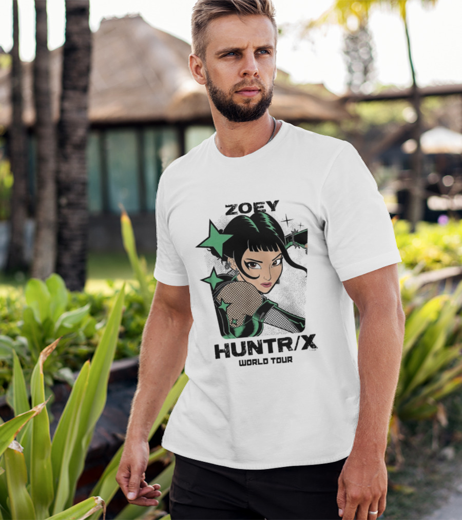 Zoey Huntr/X Girlz Tour Kpop Demon Hunters T-Shirt