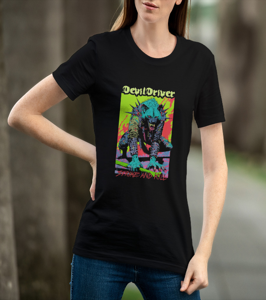 DevilDriver Strive And Kill Bone Hyena T-Shirt