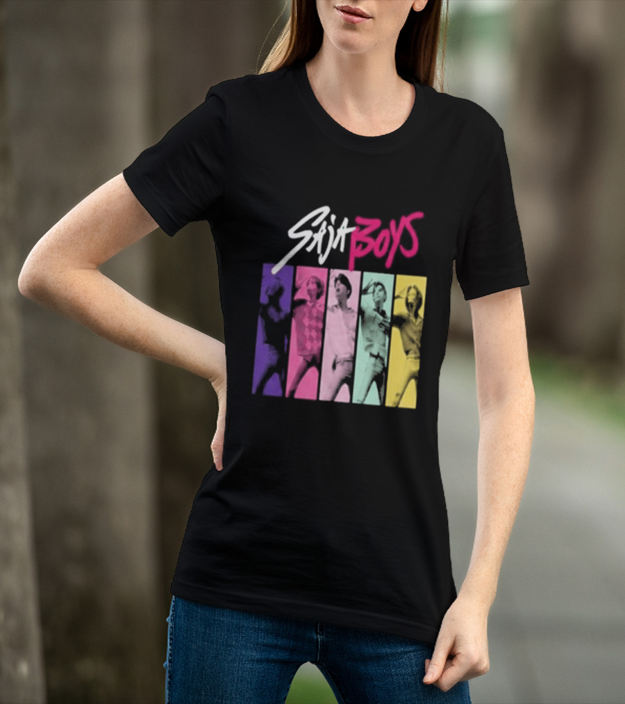 Saja Boys Kpop Demon Hunters World Tour Colorful T-Shirt