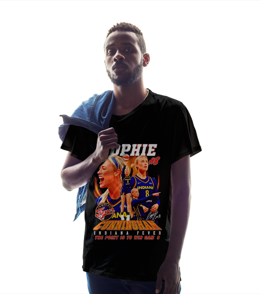 Sophie Cunningham Indiana Fever #8 The Point Is To Win Games 2026 T-Shirt