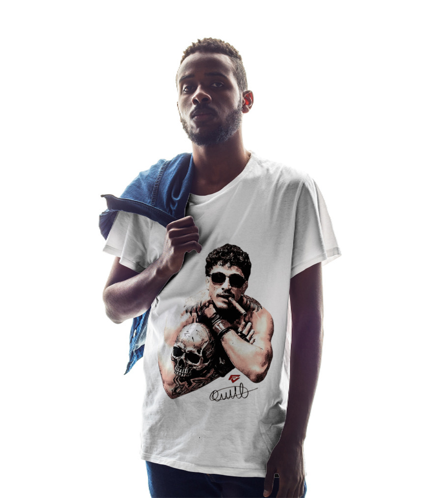 Smokilld Smokebreak Skull Tattoo Sunglasses Cigar T-Shirt