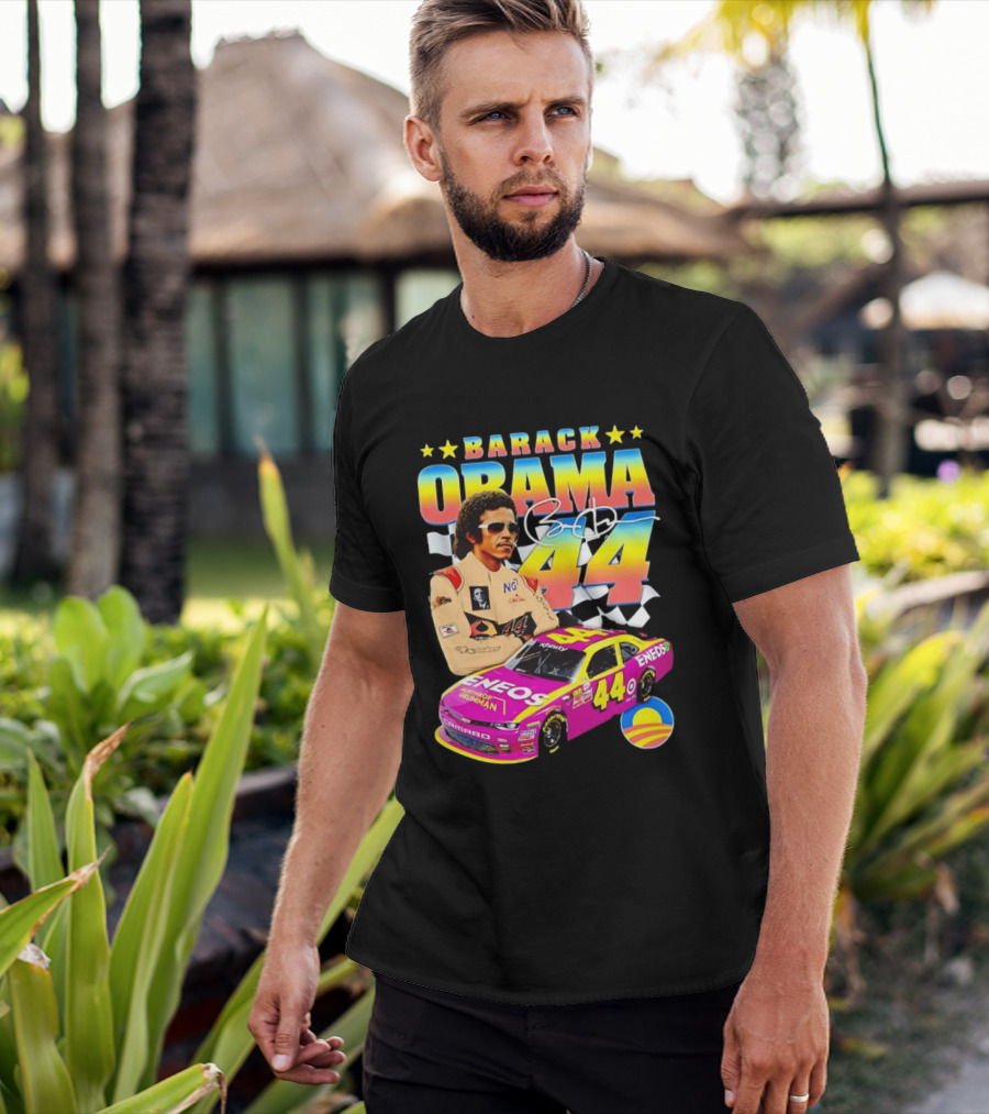 Barack Obama Racing 44 ENEOS NASCAR T-Shirt