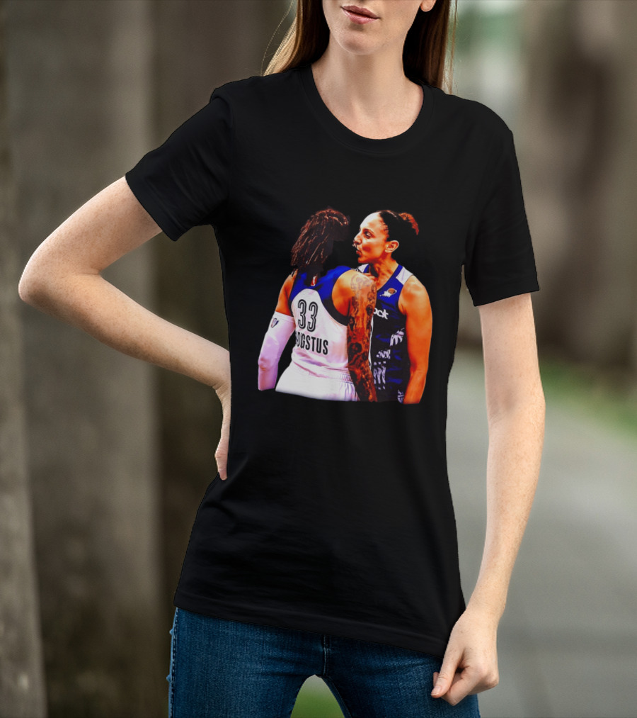 WNBA Diana Taurasi And Seimone Augustus Iconic Encounter Basketball Moment T-Shirt