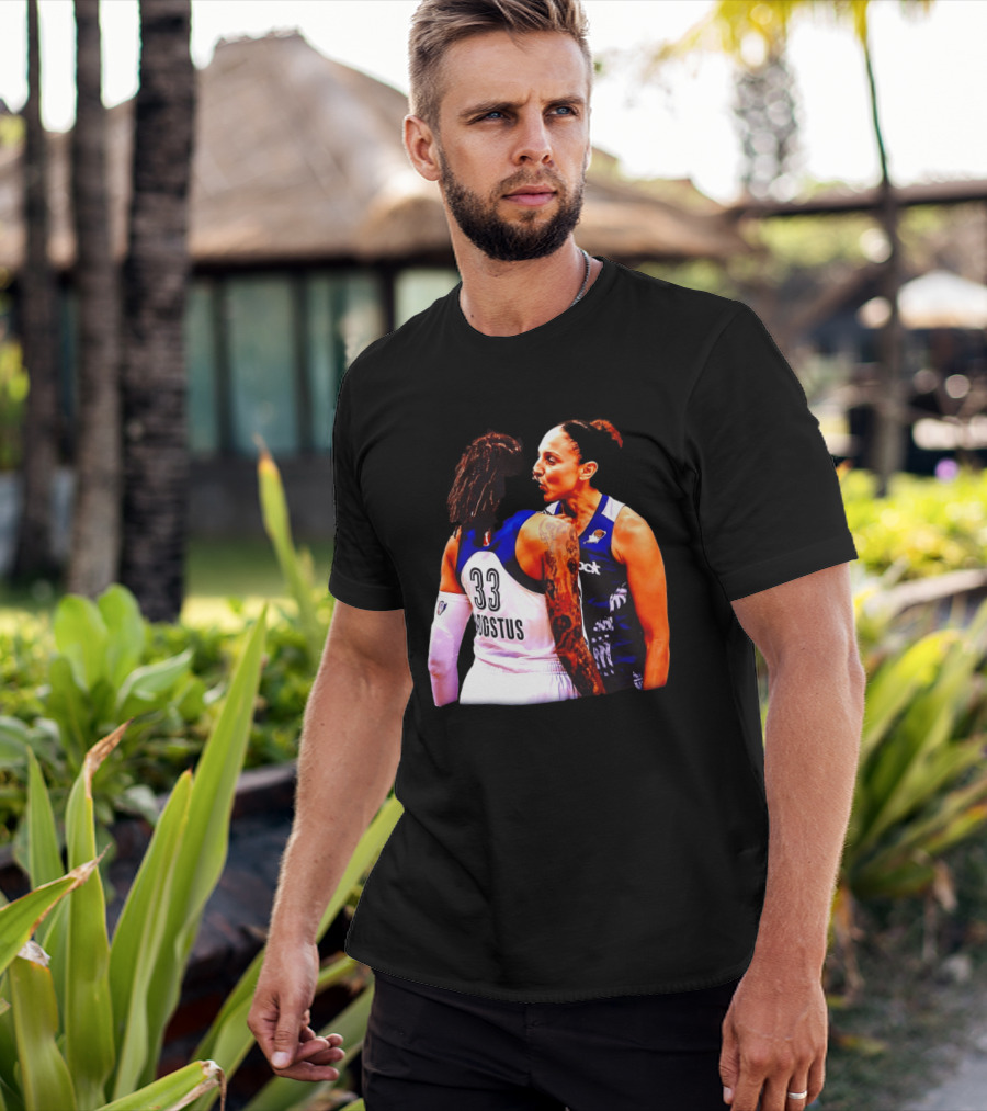 WNBA Diana Taurasi And Seimone Augustus Iconic Encounter Basketball Moment T-Shirt