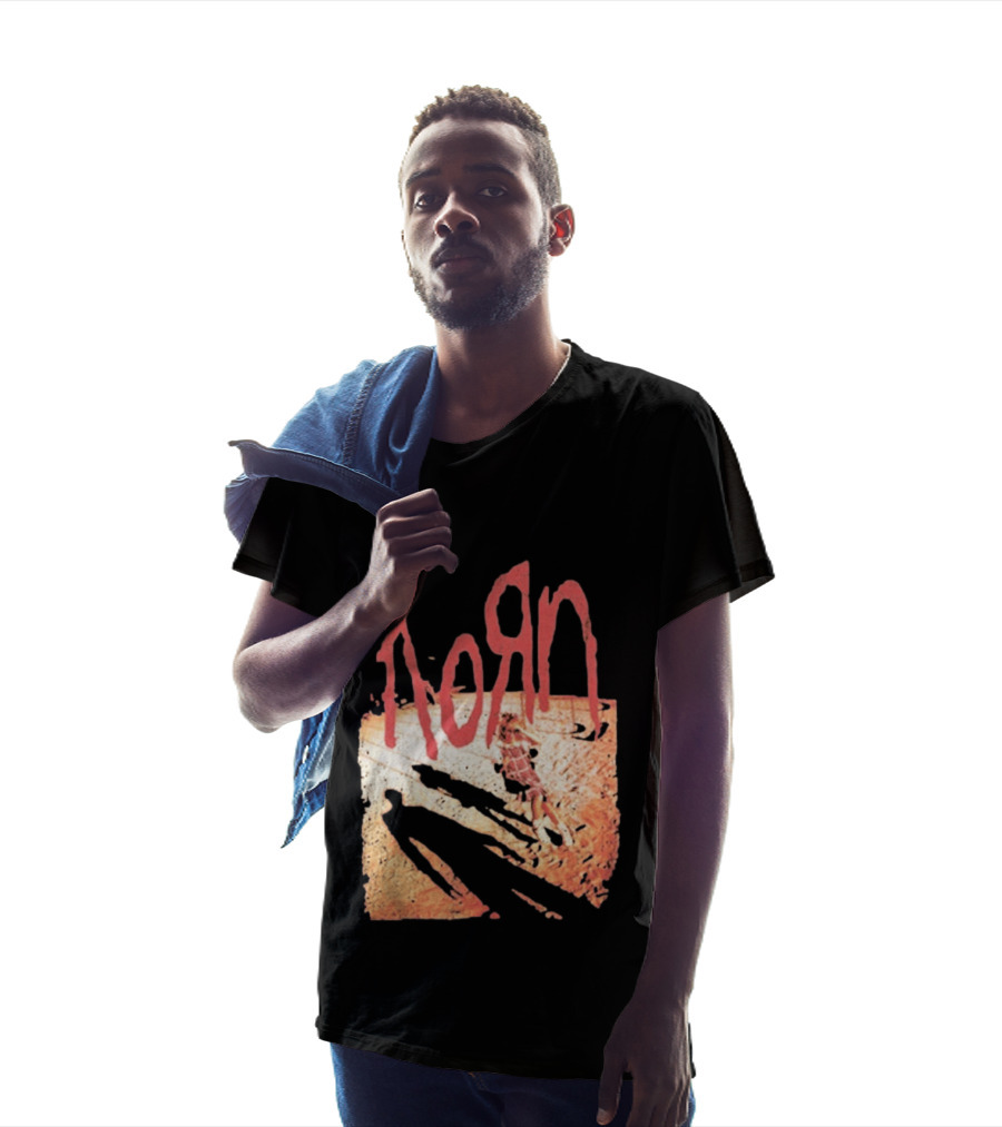 Korn Self Titled Album Cover Art With Distressed Child T-Shirt
