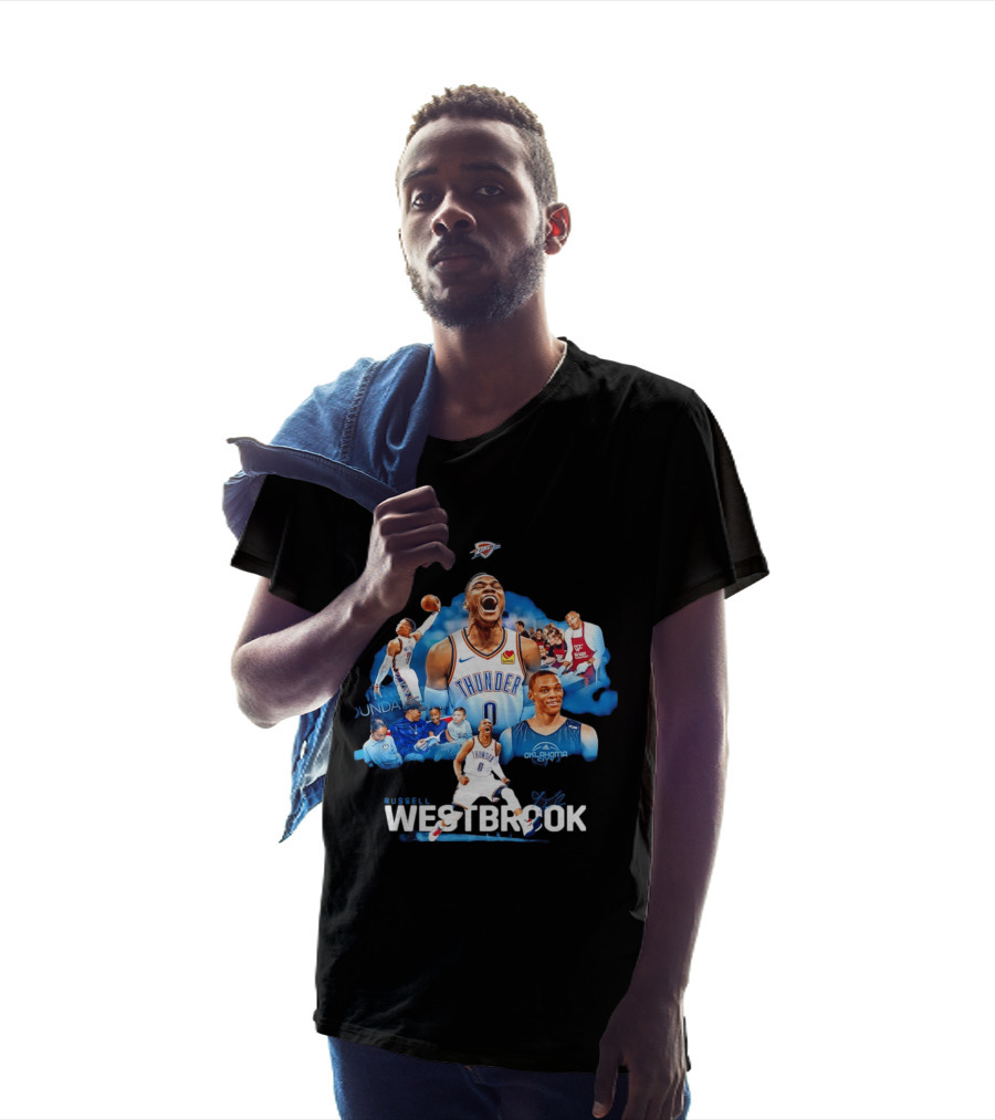 Russell Westbrook Thunder Basketball Oklahoma City Legends T-Shirt
