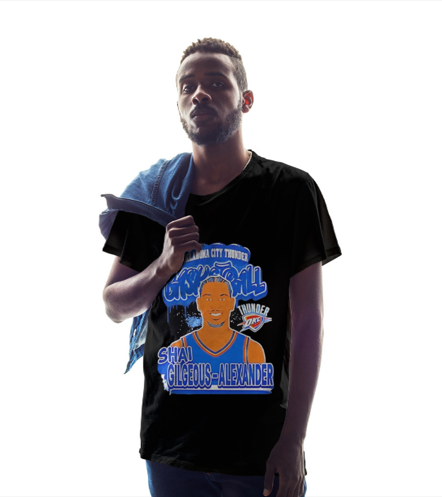 Shai Gilgeous Alexander Oklahoma City Thunder Basketball OKC Thunder T-Shirt
