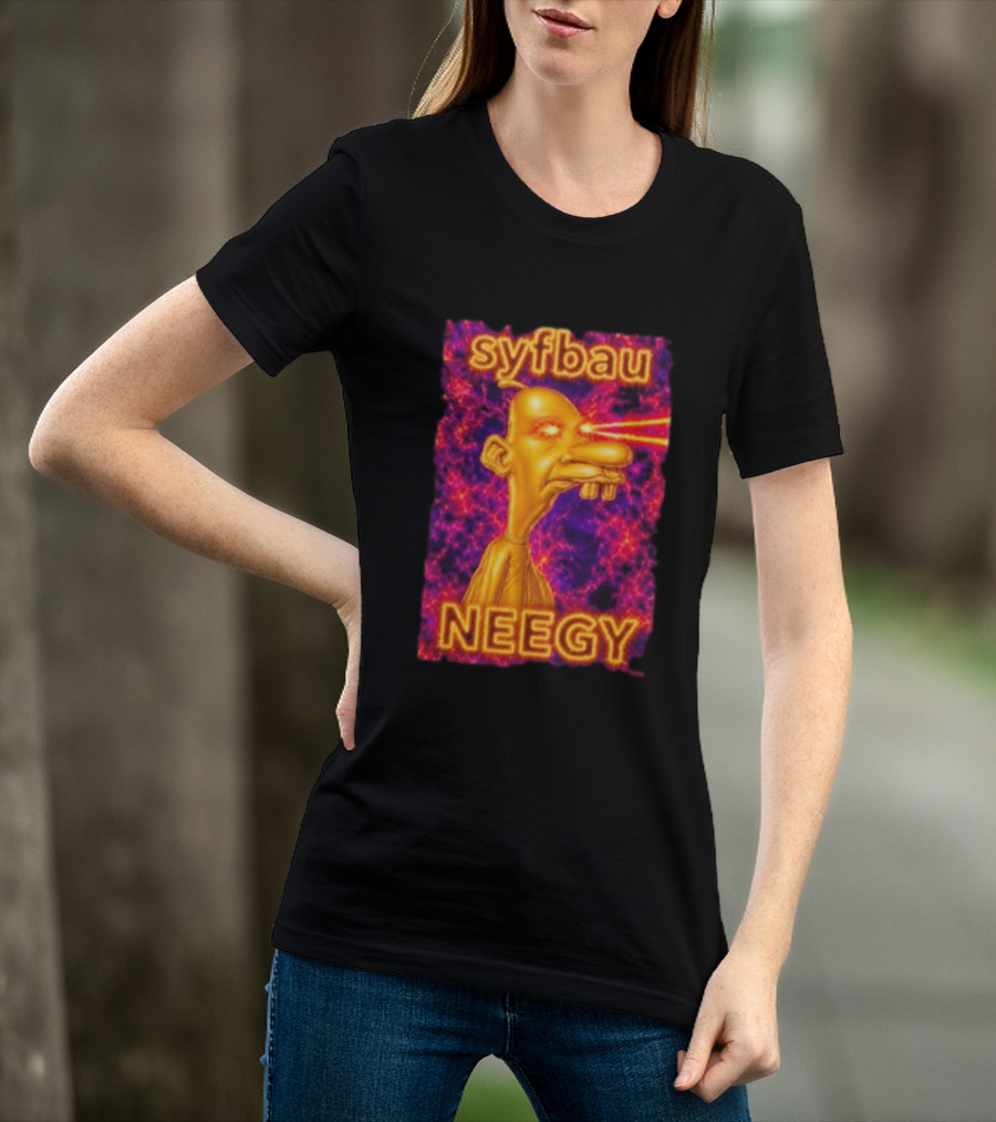 Syfbau Neegy Laser Eyes T-Shirt