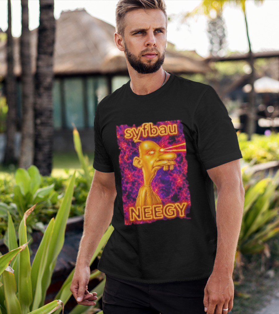 Syfbau Neegy Laser Eyes T-Shirt