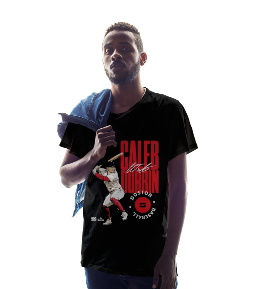 Caleb Durbin Boston Baseball Stamp Number 5 T-Shirt