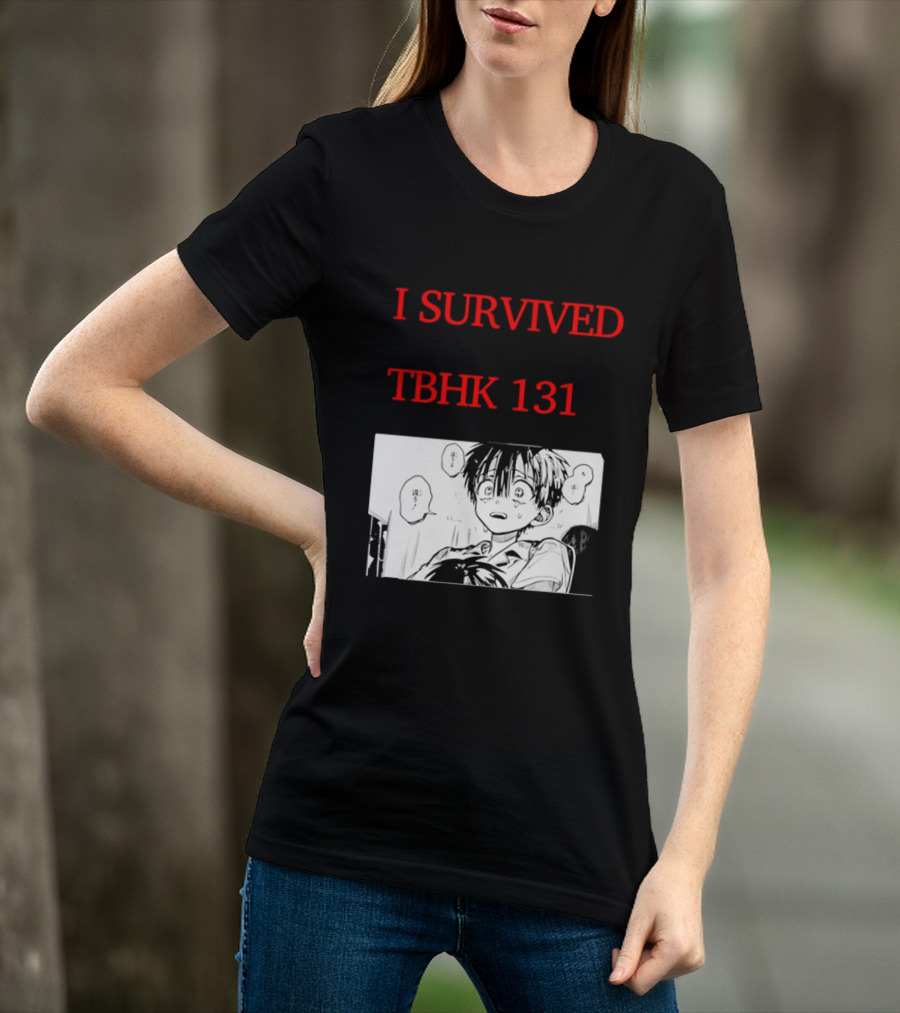 I Survived Tbhk 131 Crying Boy Manga Panel Japanese Comic Scene T-Shirt